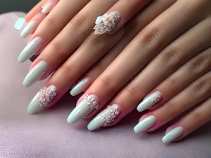 unhas decoradas brancas 2025