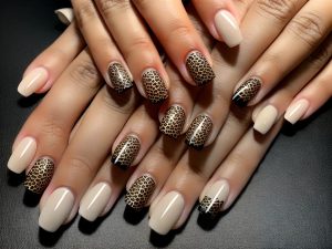 Tendências de unhas decoradas animal print para 2025