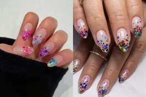 Unhas decoradas com glitter: Ideias para o Carnaval 2025