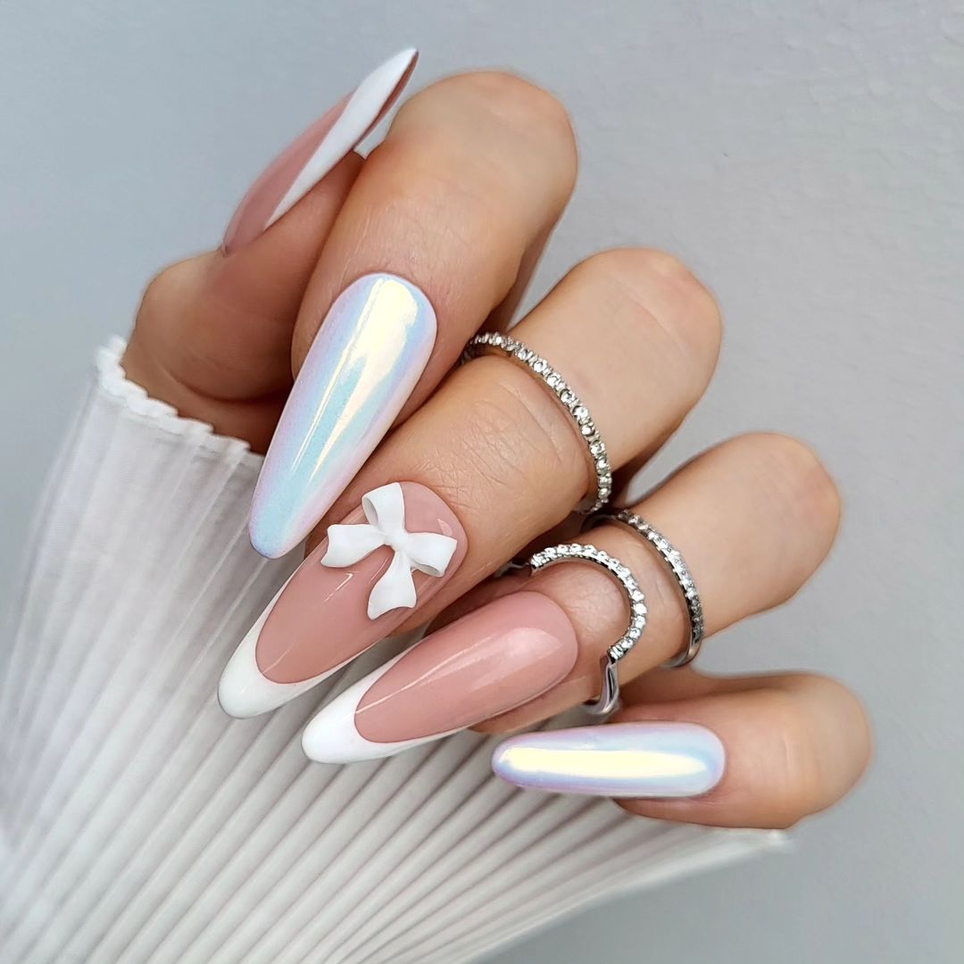 Ideias de Unhas Decoradas para festa de casamento 