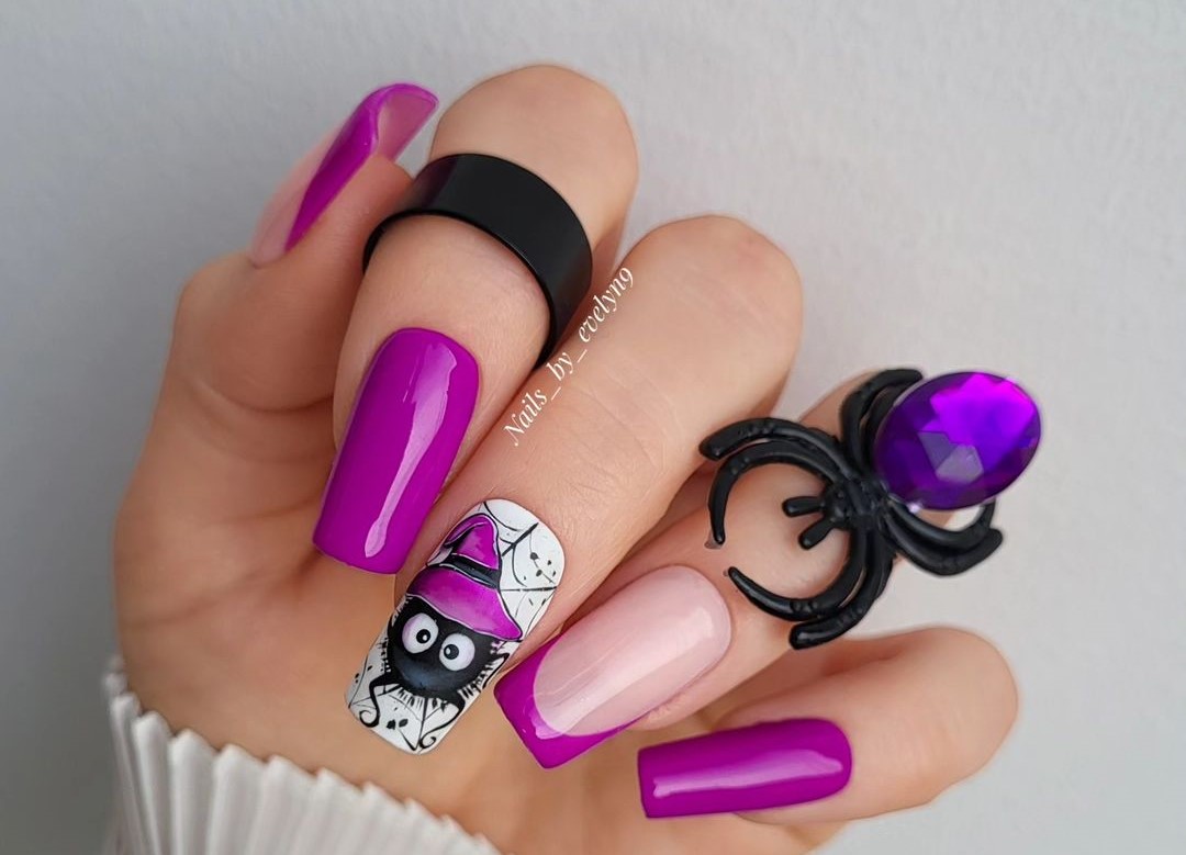 Unhas de Halloween 