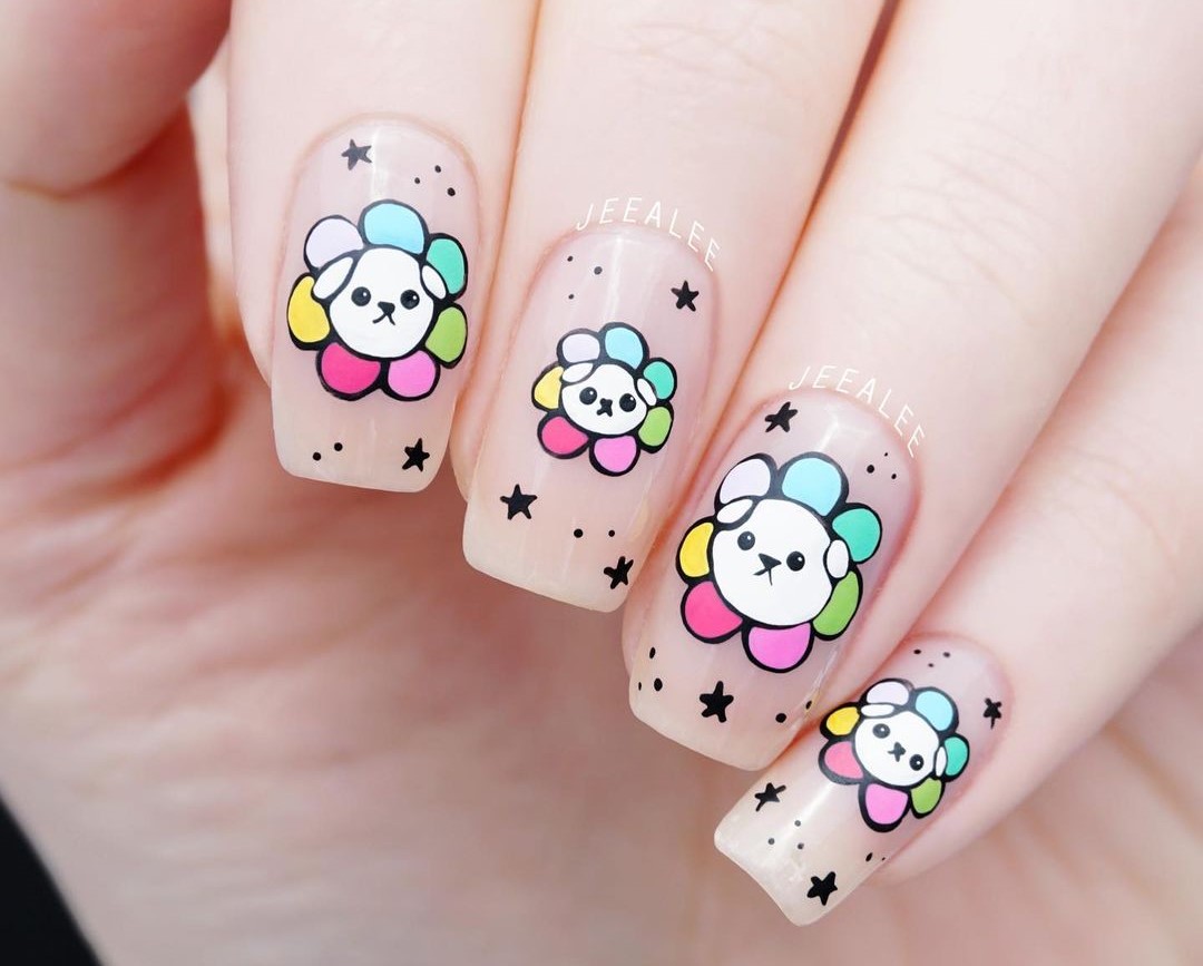 Unhas decoradas de bichos 