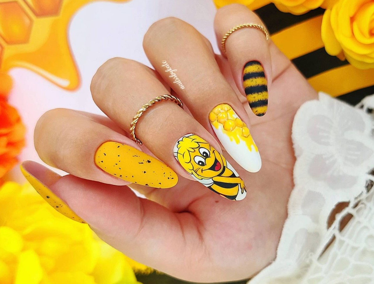 Unhas decoradas de bichos 