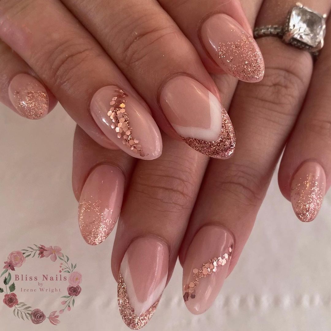 Unhas em Rosé Gold