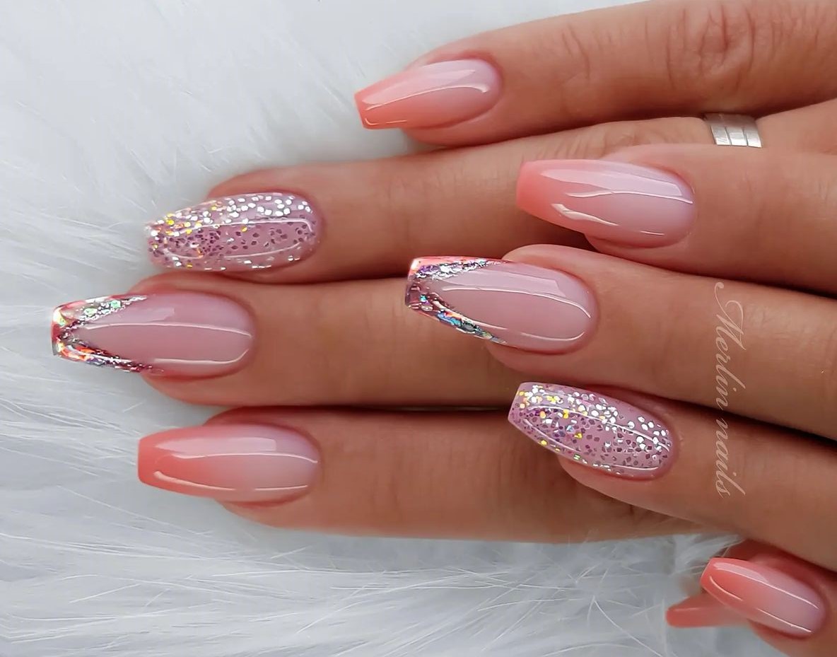 Unhas em Rosé Gold 