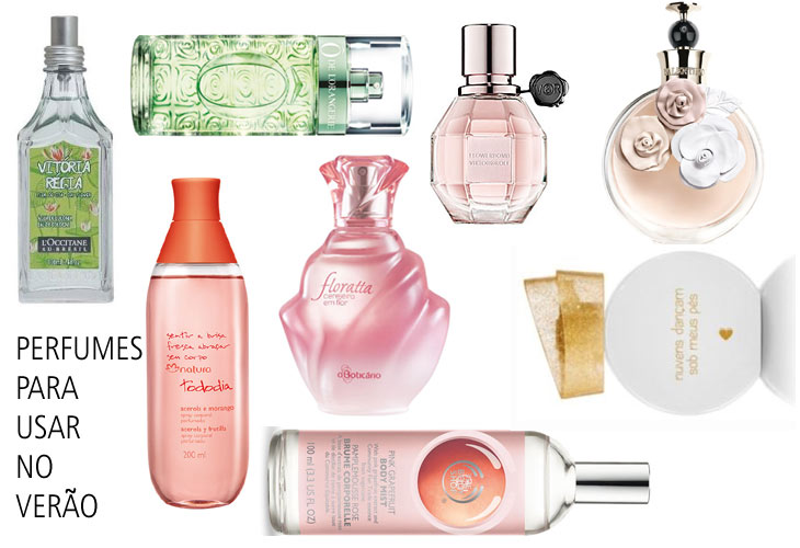 perfumes florais para o verão