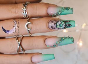 Unhas decoradas com tema de tartaruga: inspirações e passo a passo