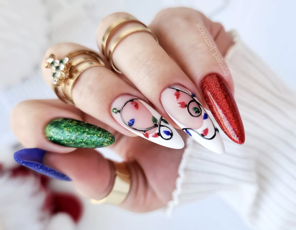 Unhas Decoradas para o Natal 