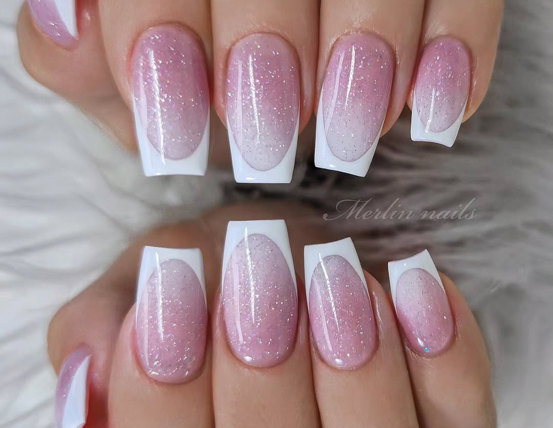 Técnicas de unhas decoradas - francesinha 