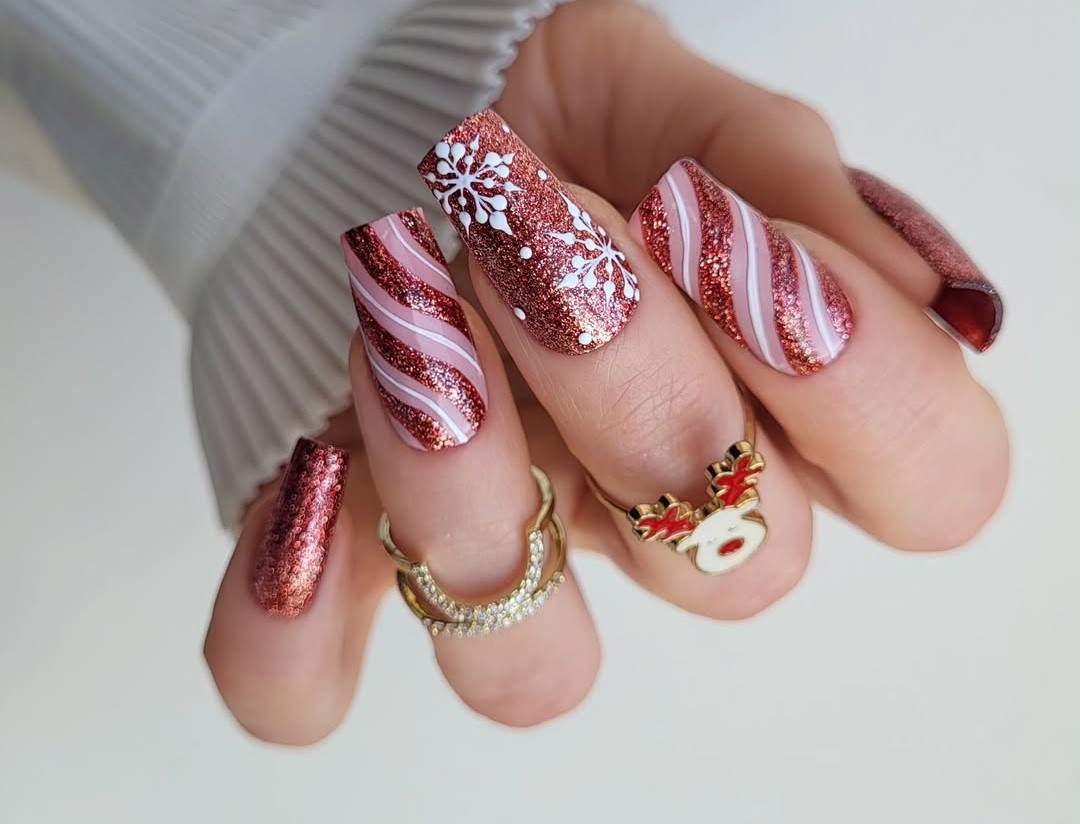 Unhas Decoradas para o Natal 