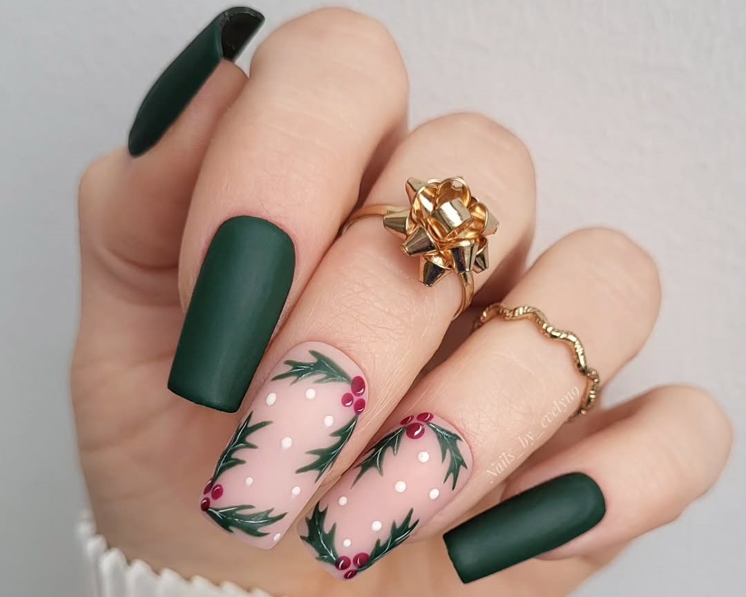 Unhas Decoradas para o Natal