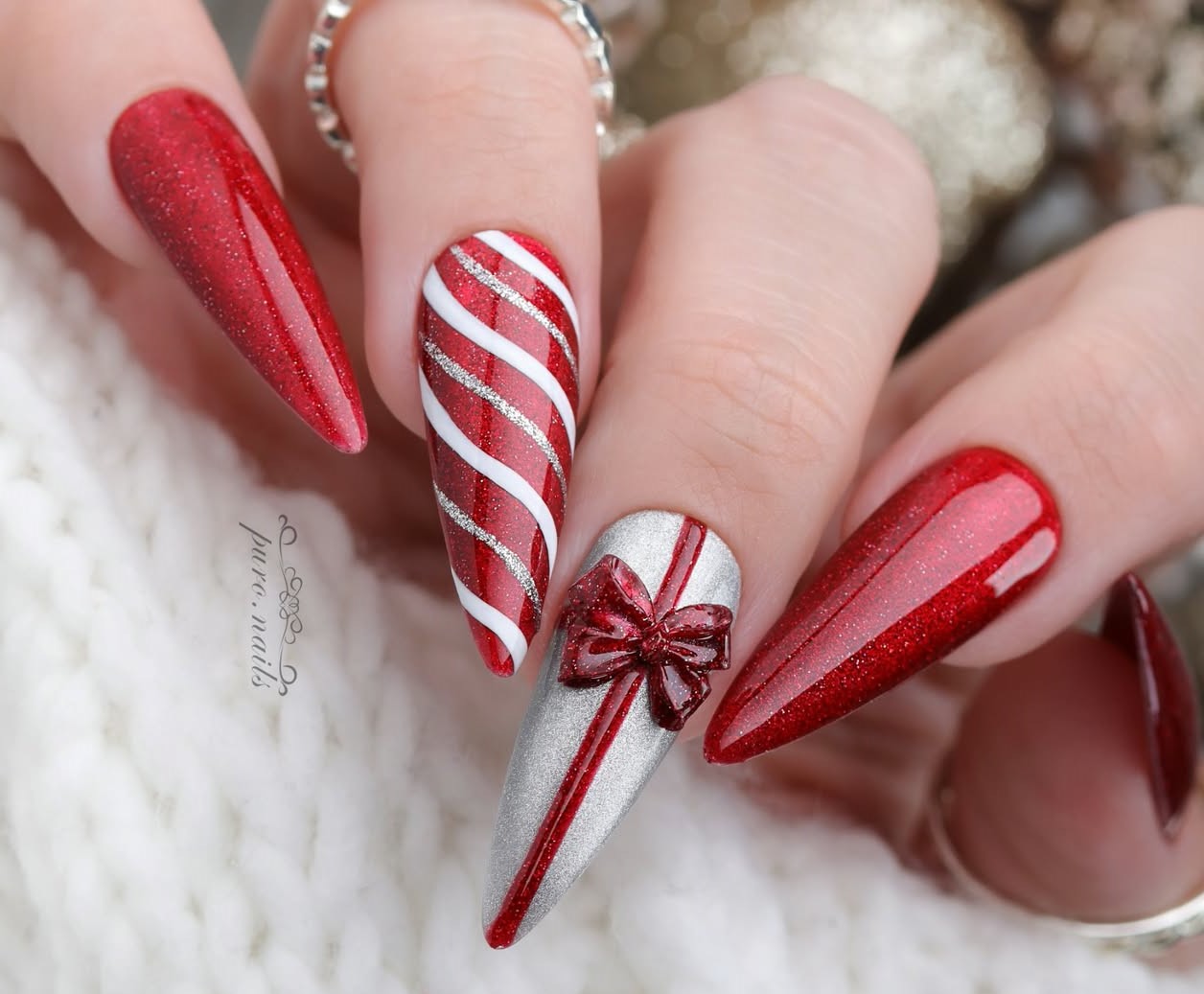 Unhas Decoradas para o Natal