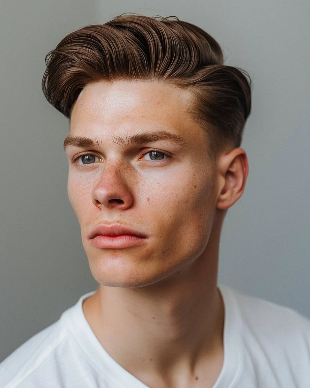 Corte de cabelo masculino liso Princeton Cut 