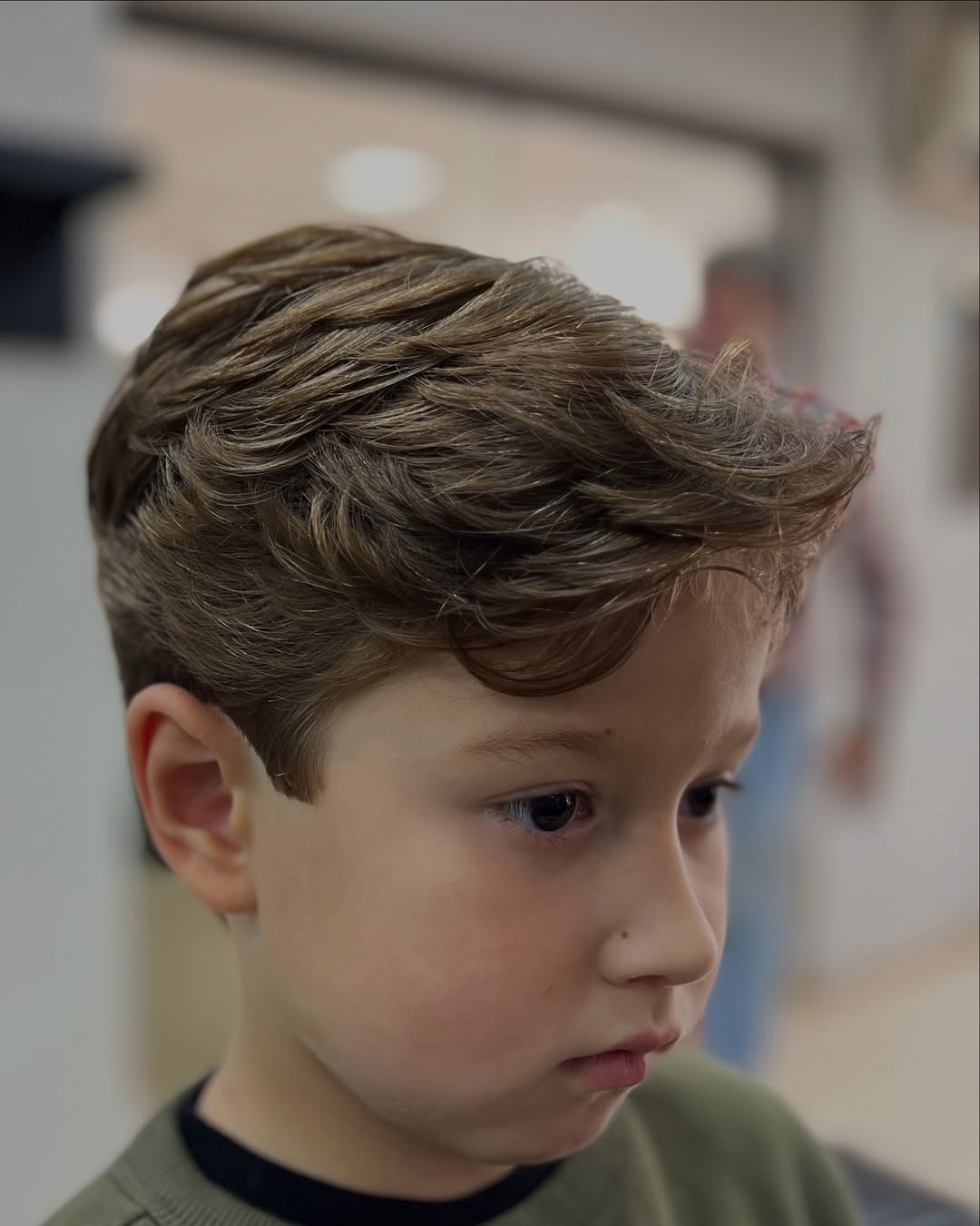 Corte de cabelo masculino infantil social Old Money 
