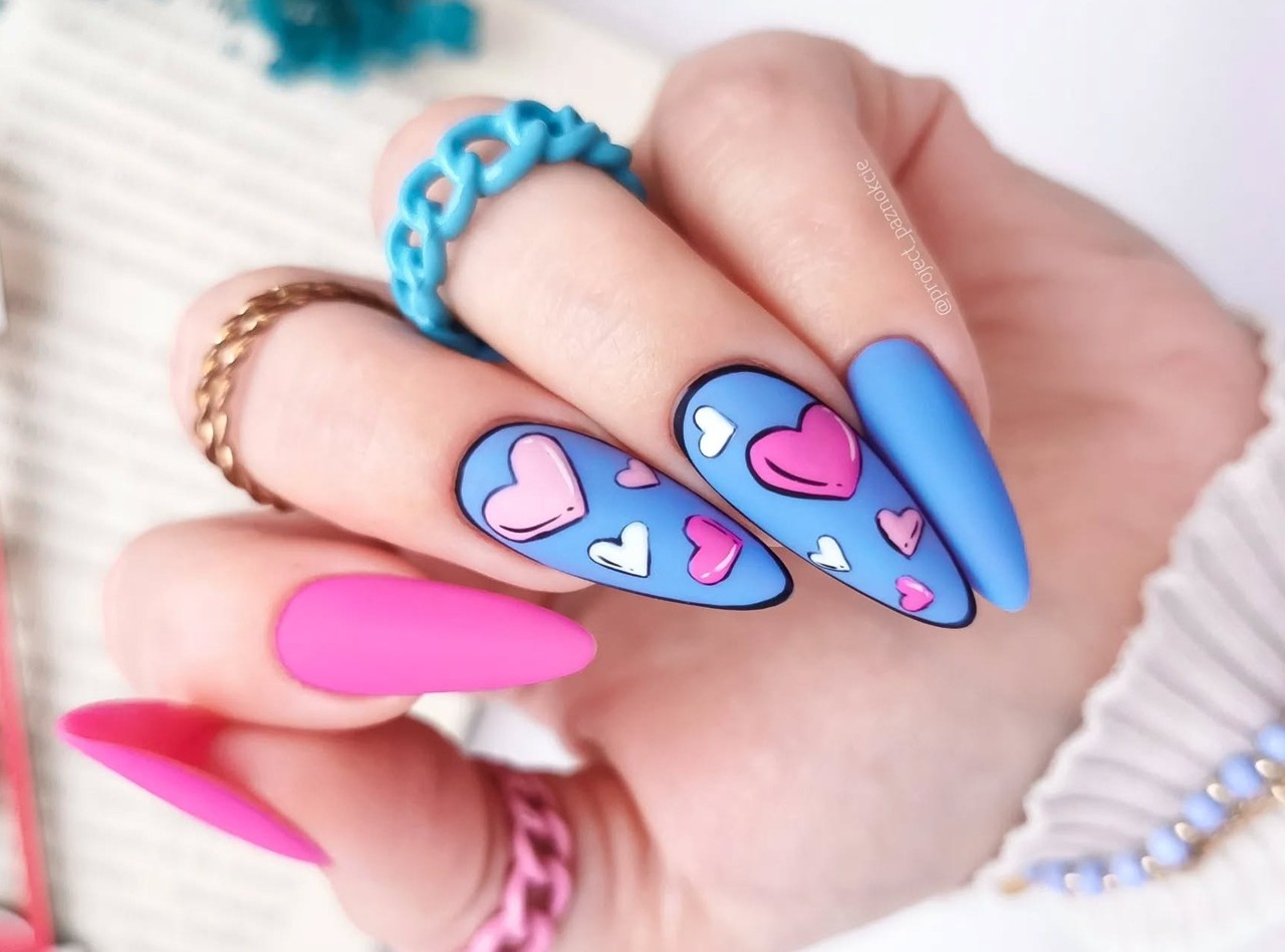 Unhas fáceis e rápidas para o Dia dos Namorados  Divertida 