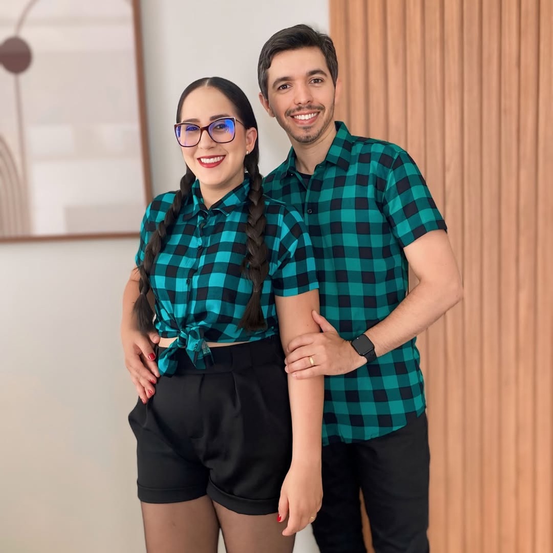 Looks de casal para Festa Junina 