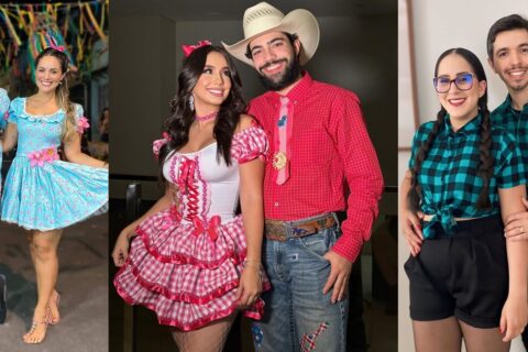Looks de casal para Festa Junina: criativos, românticos e instagramáveis
