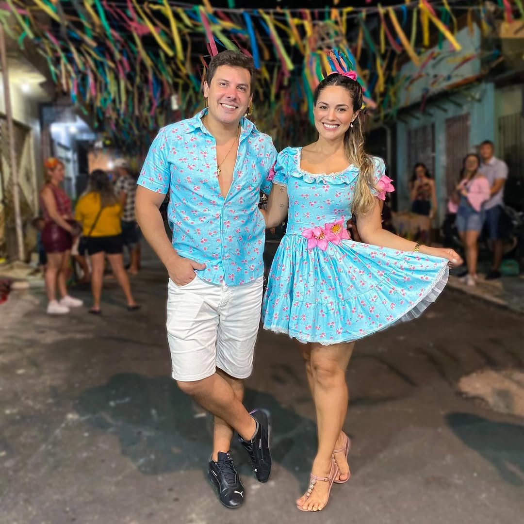 Looks de casal para Festa Junina 